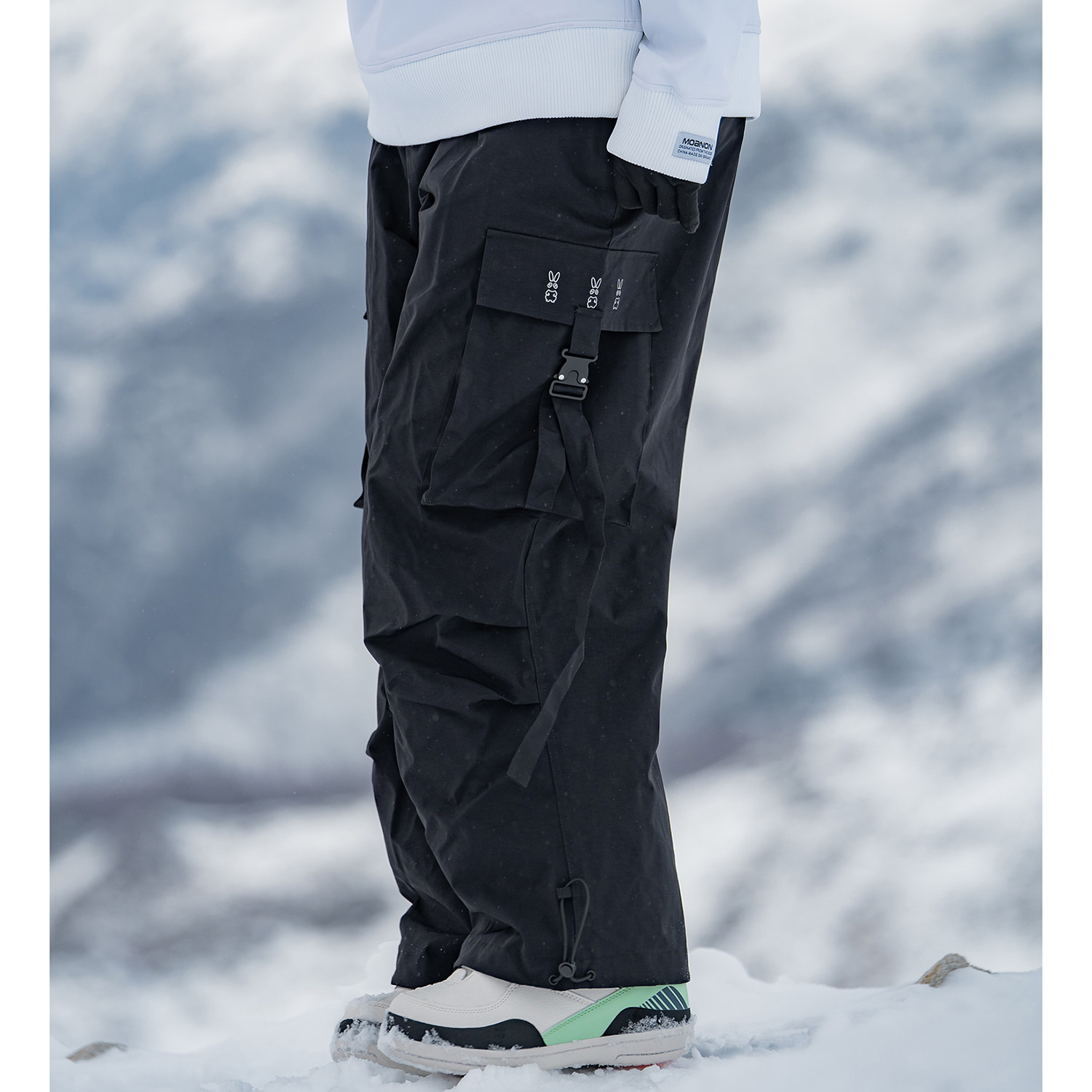 A must-buy for 25 years! snowbit oversize ski pants couple style ...