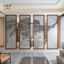 Active Screen Light Extravagant Folding Door Mobile Hotel Partition Push-and-gate Minima Modern Banquet Hall Suspension Track Swivel