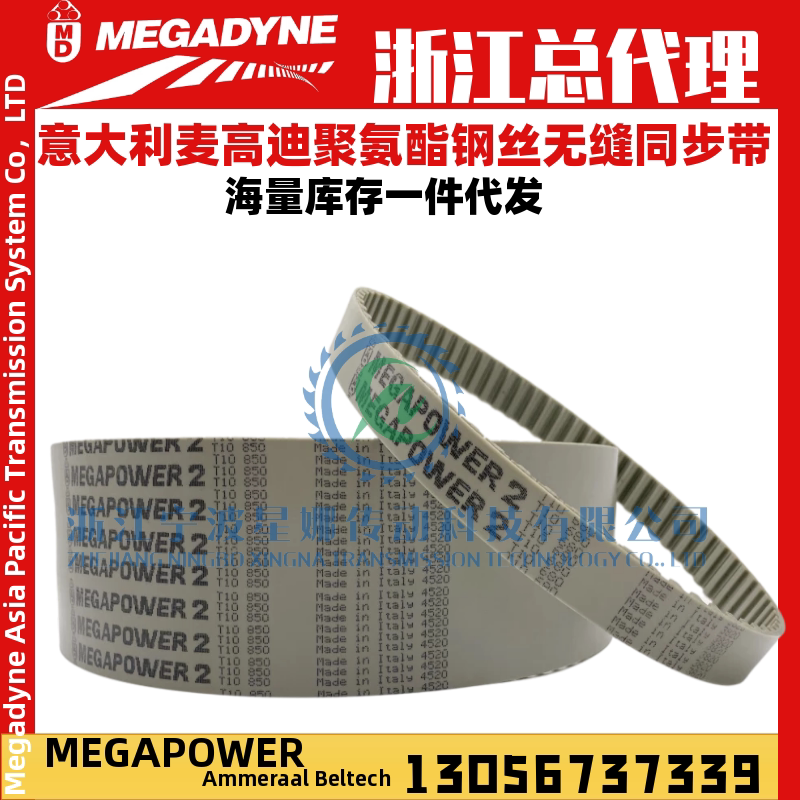 Italy's McGudi MEGADYNE import of the synchronous belt T10-660 680690700720730
