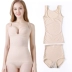 Quần áo bằng nhựa cơ thể bụng vest nữ eo cơ thể định hình không có dấu vết bó sát đồ lót corset mùa hè siêu mỏng - Corset hai mảnh áo gen định hình nâng ngực Corset hai mảnh