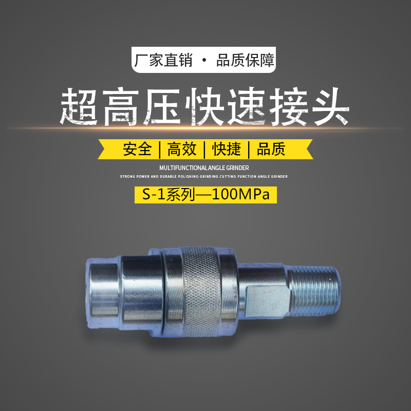 Ultra-High Pressure Hydraulic Quick Connector Riken Interchangeable 3/8 Changzhou Yanma Daifa Manufacturer 100Mpa