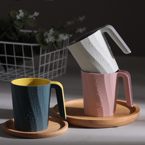 Simple Korean soft glue mouthwash Cup Cup brush Cup student wash cup hotel resistant to fall is not bad couple Cup