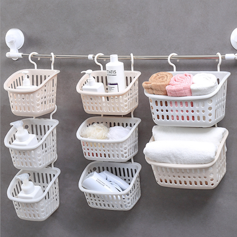 Bathroom Inclusions Drain water containing hanging basket Kitchen Seasoning Containing Basket Balcony Underwear Socks Storage basket
