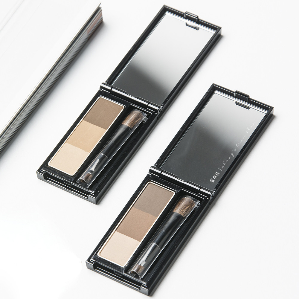 Tap-proof sweat enduring without color Japanese jiabao KATE three-color stereobrow brush nose shadow repair brown ex