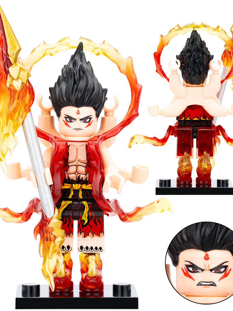 Lego nezha ao bing chinese comic building block toy qd0009: give