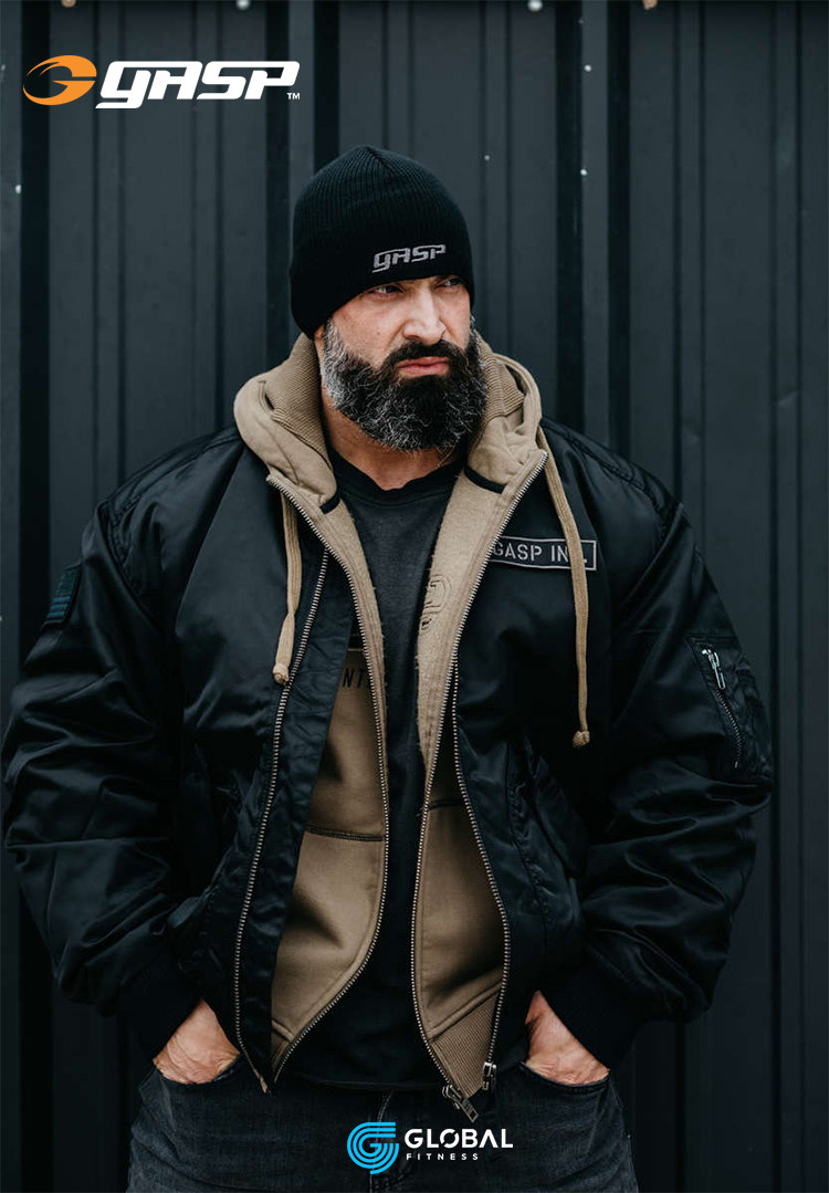GASP UTILITY JACKET蓋世璞男式寬大尼龍飛 