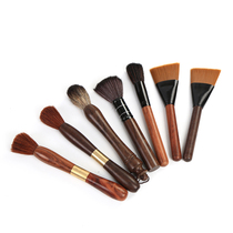 Log pot pen kung fu tea set tea tray brush does not lose hair tea brush sweep tea pen pot brush big pen tea ceremony accessories