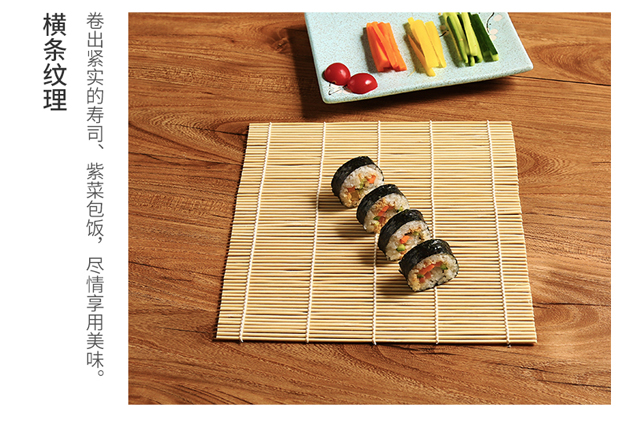 Tre làm sushi công cụ sushi khuôn sushi cuộn rèm kimbap rèm tre tay cuộn sushi khuôn sushi rèm - Tự làm khuôn nướng khuôn làm bánh trung thu