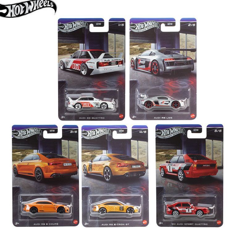 Hot Wheels Silver Label High-End Simulation Alloy Car Audi Rs8 Audi 90 Alloy Car Model Toy Hot Wheels Silver Label High-End Simulation Alloy Car Audi Rs8 Audi 90 Alloy Car Model Toy