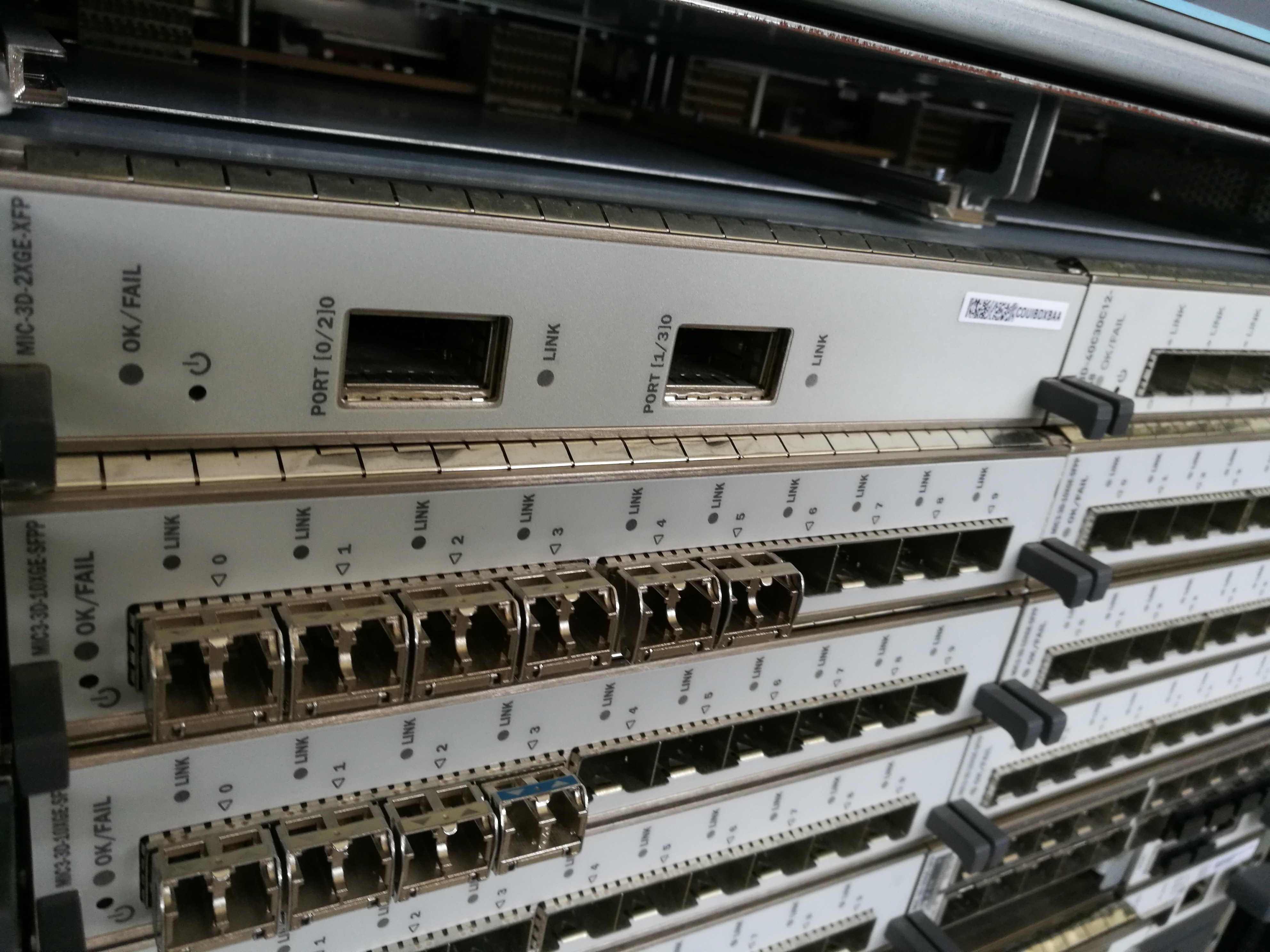 JUNIPER MIC3-3D-10XGE-SFPP-A board card