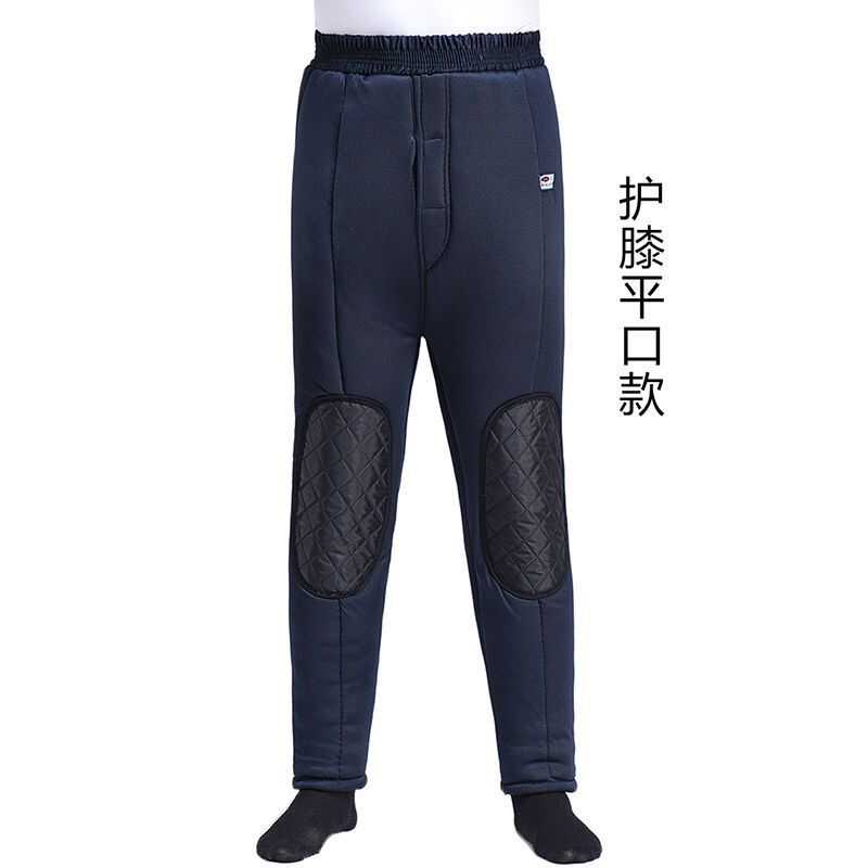 冬季加绒加厚中老年棉裤保暖裤中年高腰加肥加大东北护膝男装内穿,这例如什么选。甚么处种最适合寒冷地区中老年人。