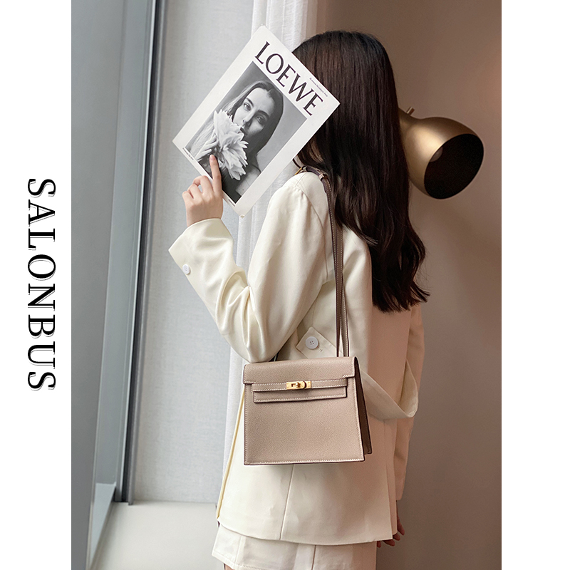 2022 New Tide Advanced Platinum Bag College Wind Small Leather Small Small Bag Bag Dance Bag