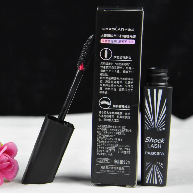 Mắt xanh Kazi dày không chuốt mascara không thấm nước uốn cong dài không mã hóa (dùng thử) - Kem Mascara / Revitalash missha mascara