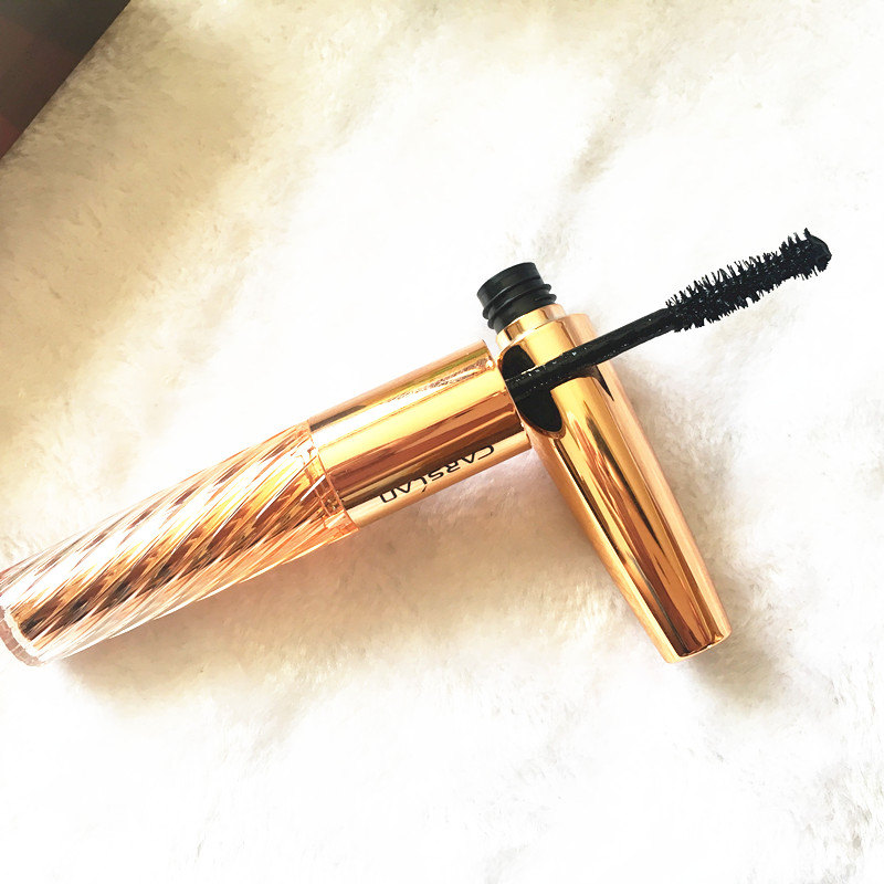 Mascara Kazi Lan không thấm nước uốn dài dày không làm nhòe mã hóa dài hai đầu lắc với cùng một đoạn xác thực nữ - Kem Mascara / Revitalash chuốt mi mascara