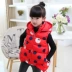 Áo vest nữ mùa đông 2018 mới ấm áp dày lên áo khoác cotton vest vest Hàn Quốc áo gile bò cho bé Áo ghi lê