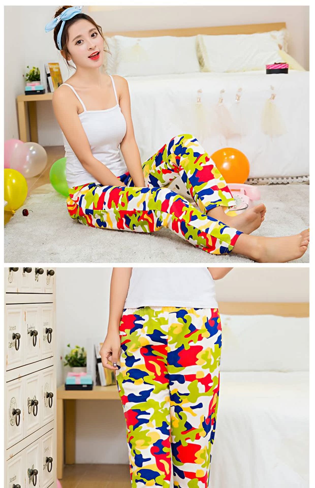 [Đặc biệt hàng ngày] Bộ đồ ngủ của phụ nữ mùa thu và mùa đông quần cotton cotton quần thể thao nhà thông thường để tăng mỡ và lỏng quần jogger nam