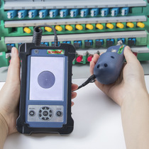 Hand-held high precision fiber optic end face detector fiber optic microscope 400 times end face magnifying glass detector