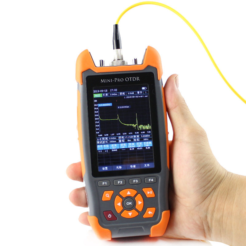 Multifunctional Optical Time Domain Reflectometer OTDR Optical Fiber Tester Optical Cable Breakpoint Obstruction Finder Leather Line Fault Detector