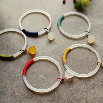 Haunted Witch shop 7nows) Spring and summer colorful ice species chalcedony showerhead bracelet Candy color bracelet