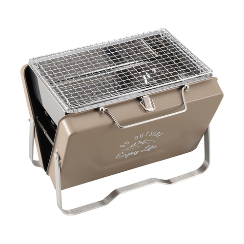 Капитан Стаг Монте Портабельный складной барбекю для барбекю Гриль Складывание барбекю