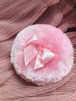 Powder Pink Girl Hearts Children Babies available Prickly Powder Bashing 9 cm Butterfly knot Good night powder bashing and sparkling