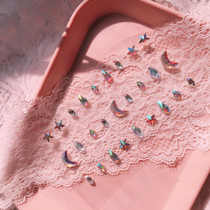 Tear Makeup Drill Pearl Sticker Child Stage Teenage Girl Photo Eyewear Corner Face Adornment Brow with Bring Your Own gum Free