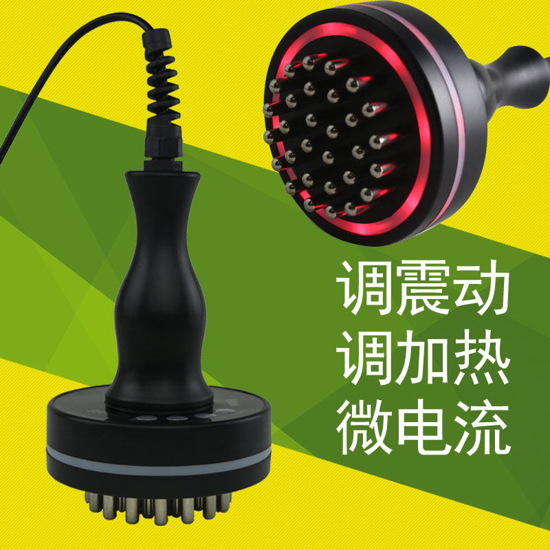 Far-infrared heating electric meridians brush shake with five rows of skyscrapers massage brushed micro-current slimming and weight loss scraping