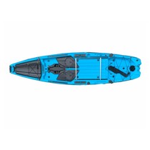 Foreign trade Luya boat logo Kayak platform boat fishing boat hard bottom plastic thickened single kayak pedal boat