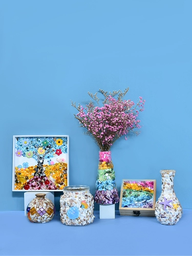 Shell San Granules Детские деть ручной работы сделайте аксессуары для натуральных материалов в детском саду региональные материалы