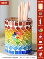 Круглая подставка для ручек «Подсолнух»