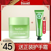 Yalijie Aloe Repair Sleeping Lip Mask Desalination Lip Moisturising Lip Balm Lip Care Student chính hãng son dưỡng mac