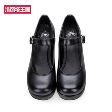 туфли 洛丽塔日常百搭学院风lolita鞋圆头厚底松糕软妹娃娃小皮鞋6016 Angelic imprint