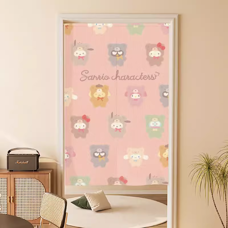 少女心爆棚！KT Miffy布丁狗门帘，打造梦幻家居新风尚🎀🏡