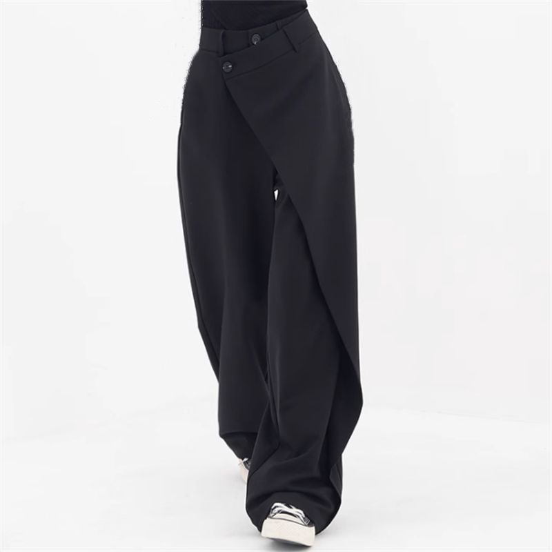 New Men's Wrinkle-Free Casual Pants, Mid-Waist Wide-Leg Pants, Straight-Leg Long Pants, Loose and Drapey, Original Spring and Autumn Two-Piece Suit Pants New Men's Wrinkle-Free Casual Pants, Mid-Waist Wide-Leg Pants, Straight-Leg Long Pants, Loose and Drapey, Original Spring and Autumn Two-Piece Suit Pants