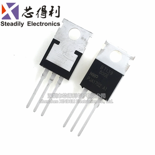 Прямой плагин двунаправленной тиристорской хрустальной трубки BT139-800E TO-220 16A/800V совершенно новый