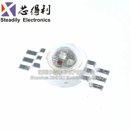 Светодиодный зеленый синий светильник, высокая мощность, 1W, 3W