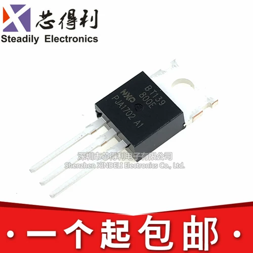 Прямой плагин двунаправленной тиристорской хрустальной трубки BT139-800E TO-220 16A/800V совершенно новый