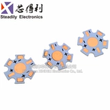 Светодиодный зеленый синий светильник, высокая мощность, 1W, 3W