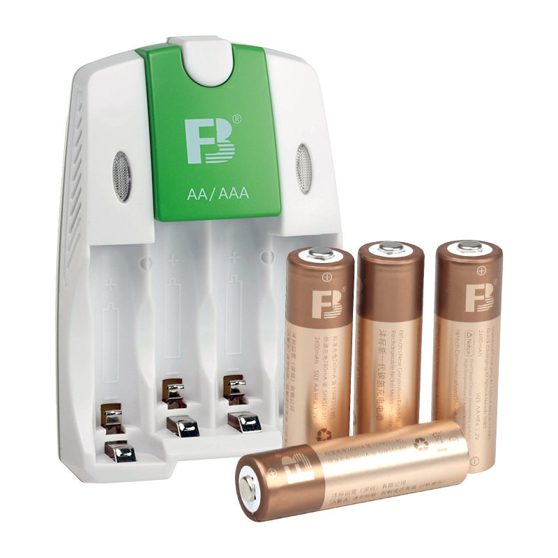 Fengbiao FB18 Ni-MH AA rechargeable battery 4-section set 1 2v microphone flash No. 5 battery charger
