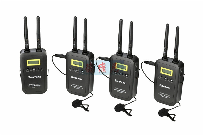 Fengdi VmicLink5 5 8GHz one-to-three wireless lavalier microphone suitable for film and movie ENG interviews