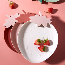 Creative Plastic Fruit Pan Minima Home Nordic Style Tea Table Melon Seeds Fruit Pan Snack Pan Candy Pan Dried Fruit Pan