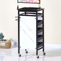 Hairdressing tool cart Hair salon cart Barber bar cart Hot hair coloring special multi-function storage trolley tool cabinet