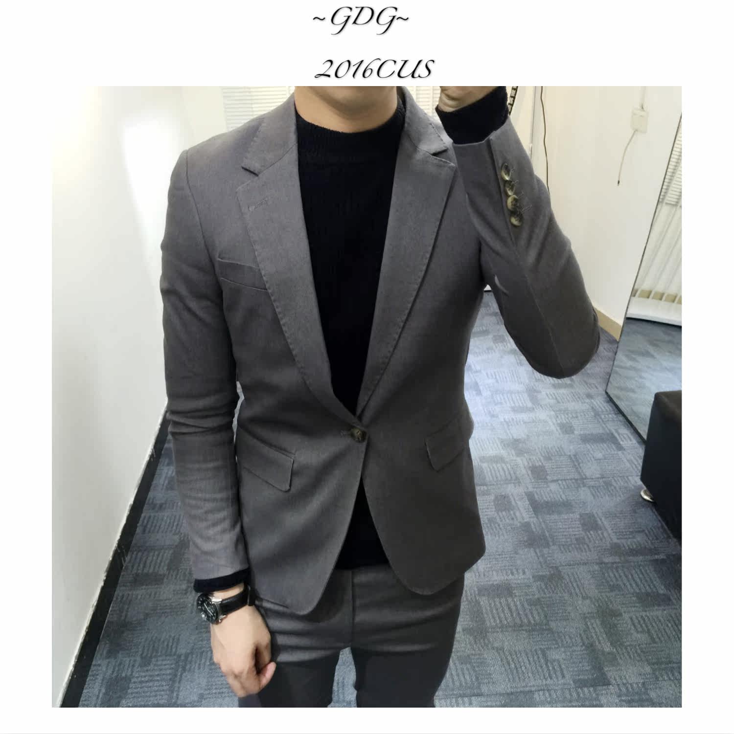 Costume homme en coton pour automne - Ref 1553875 Image 6