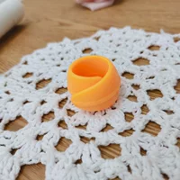 Оранжевый силикон фиксированный клип