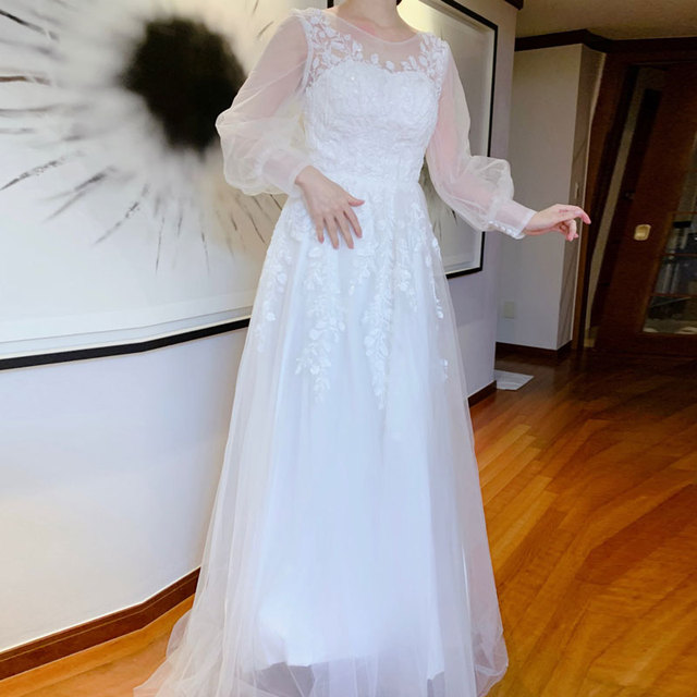 8+ivory puffy sleeves   + $7.71 