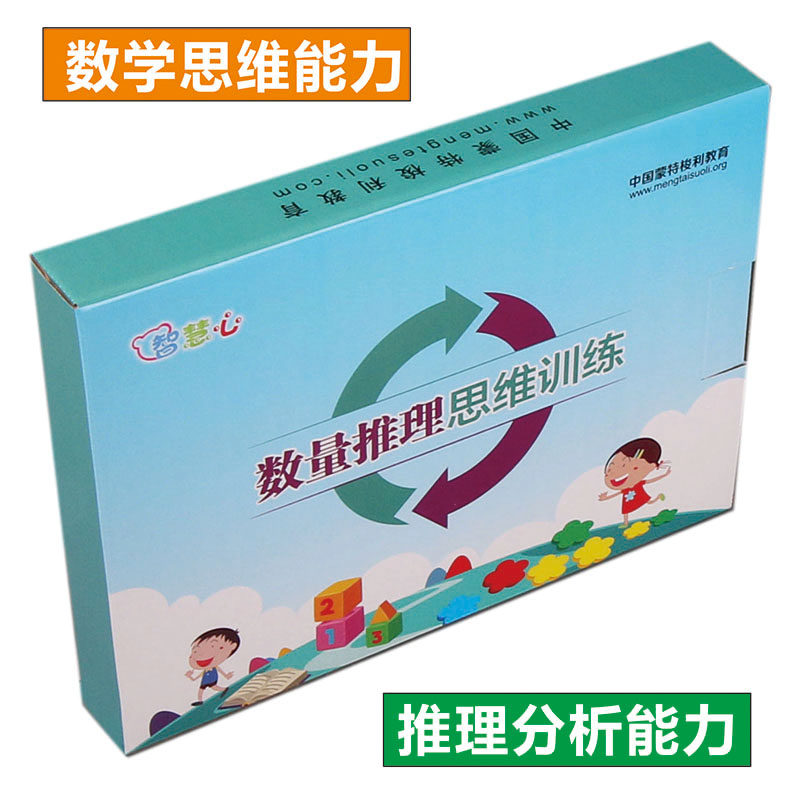 Children Early Education Training Institutions Curriculum All Brain Mathematical Thinking Reasoning Potential Development Puzzle Playing Aids 3-6 years old