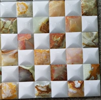 Христально белый два -путь+цветок и нефрито