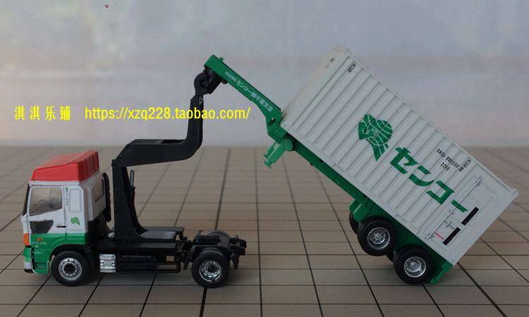Модель машины tomytec㊣1：150n型 集装箱货柜车第8弹10款  2款套装
