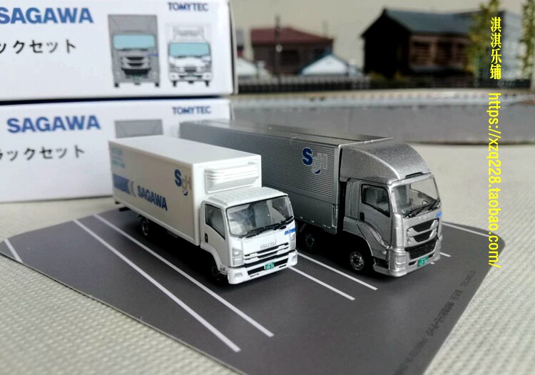 Модель машины tomytec㊣ n型 1:150冷冻冷藏运输卡车 krs group 佐川急便  dhl