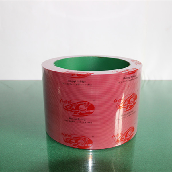 6 inch Hongqi bridge tonggu rubber roller high wear-resistant tonggu machine special rubber roller rice machine rubber wheel dehulling equipment